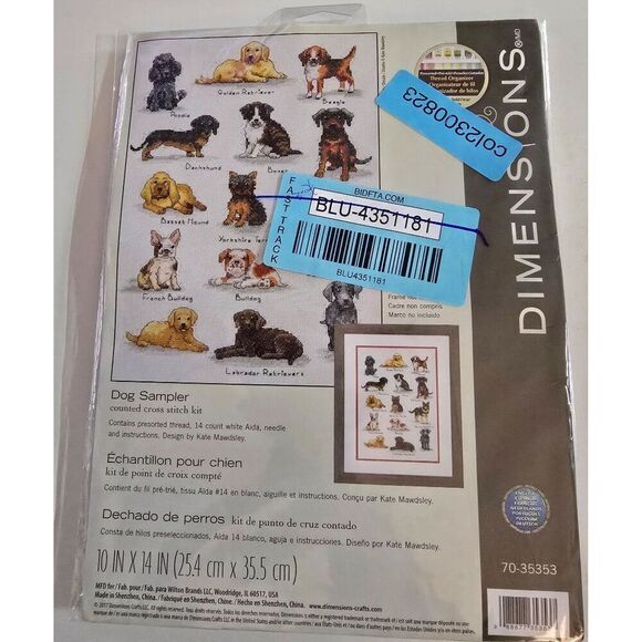 Lot of 5 Dimensions Embroidery & Cross-Stitch Kit Assortment crafts thread - Picture 15 of 16